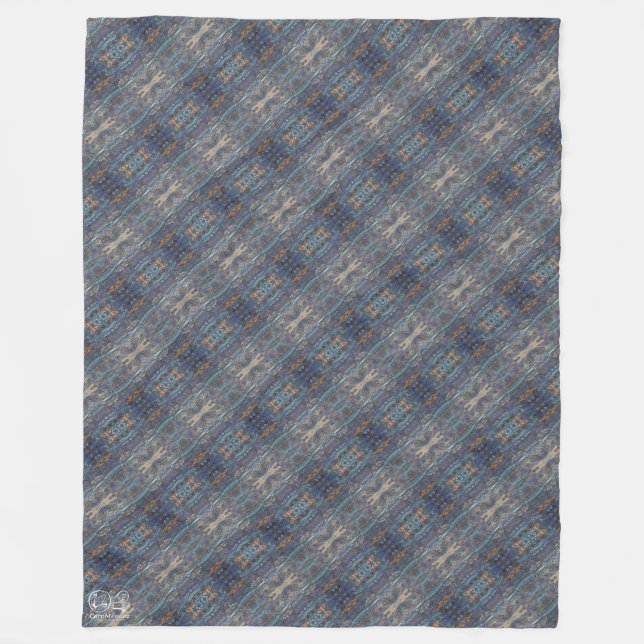 Texture #1 of work The Rock Fleece Blanket (Front)