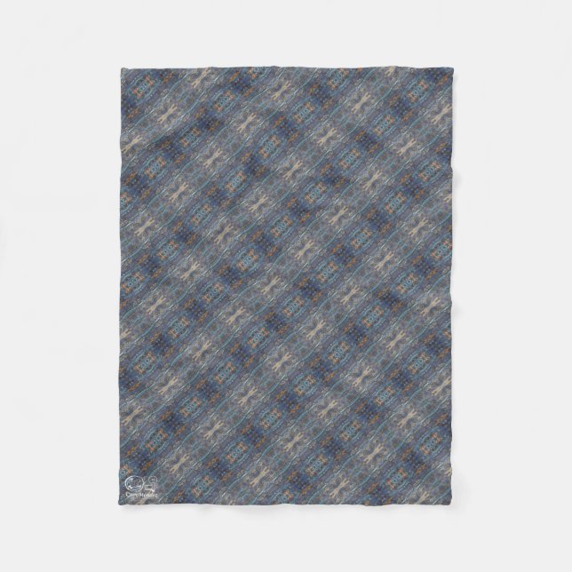 Texture #1 of work The Rock Fleece Blanket (Front)