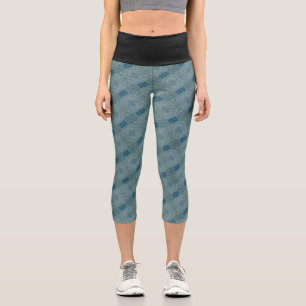 Texture #20 work Dawn Capri Leggings