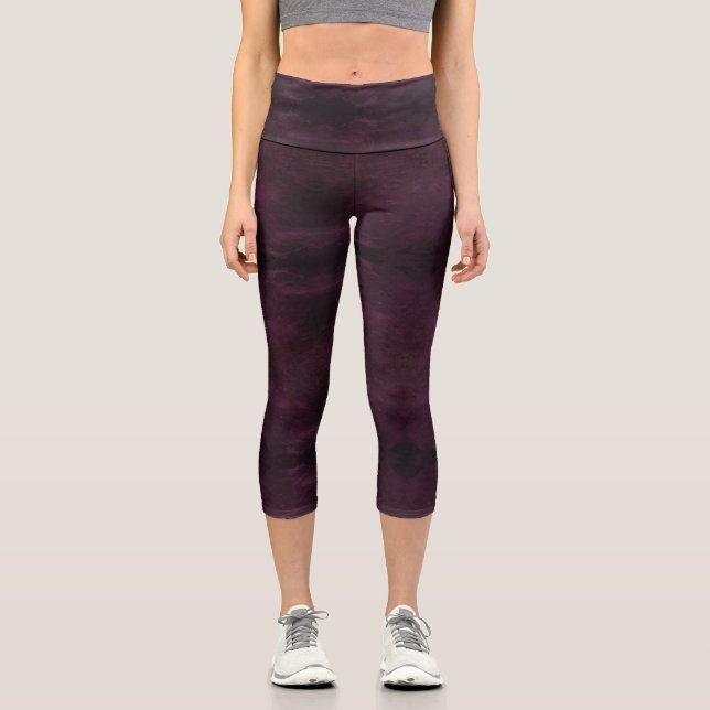 Texture #21 from the work Fantasy and Reality Capri Leggings (Front)