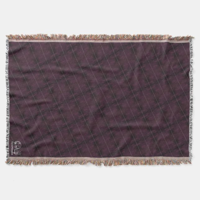 Texture #21 from the work Fantasy and reality Throw Blanket (Front)