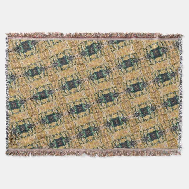 Texture #21 from work Dawn Throw Blanket (Front)