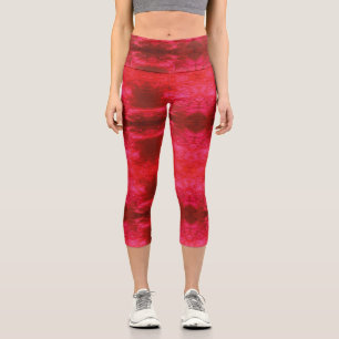 Texture #25 from the work Fantasy and Reality Capri Leggings
