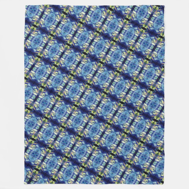 Texture #2.0 of the work Pineapple Fleece Blanket (Front)