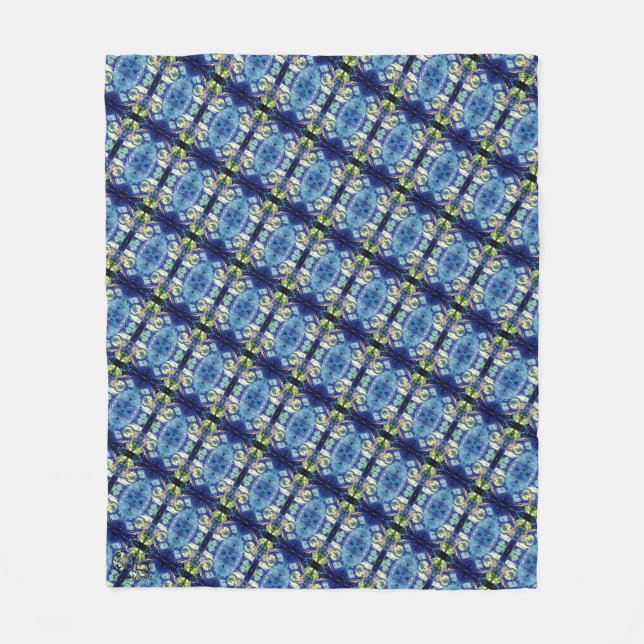 Texture #2.0 of the work Pineapple Fleece Blanket (Front)