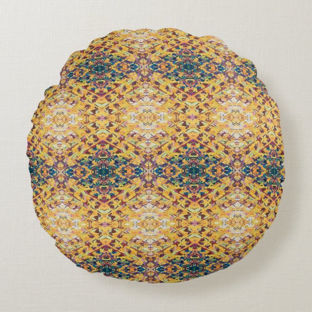 Texture #2 from the Pineapple work. SERIES Round Cushion (Front)
