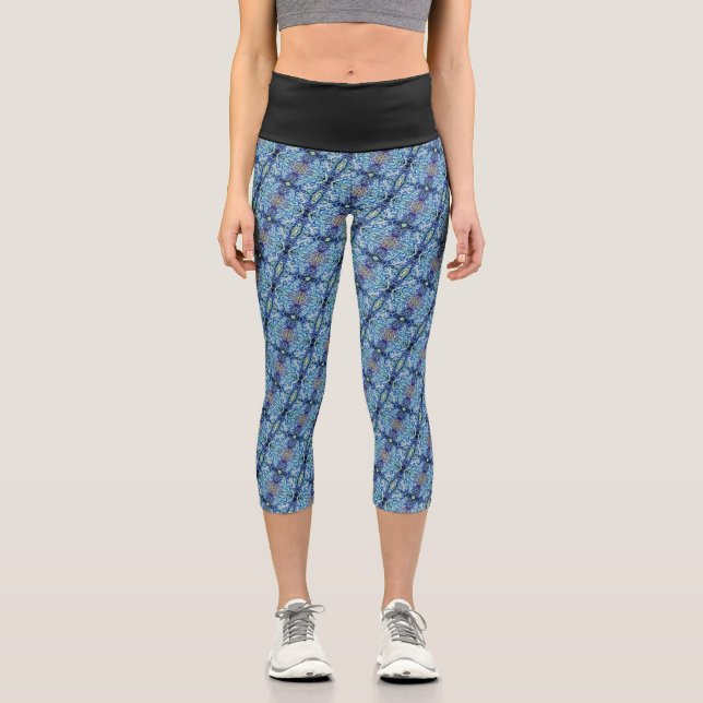 Texture #35.0 of work Horizonte Capri Leggings (Front)