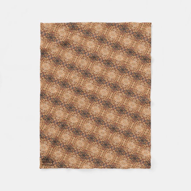 Texture #3 from the work Pineapple. SERIES Fleece Blanket (Front)