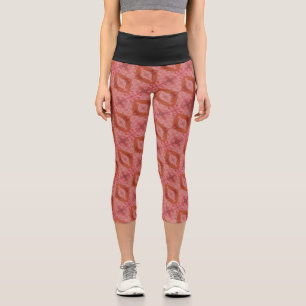 Texture #3 from the work The Heart of the... Capri Leggings