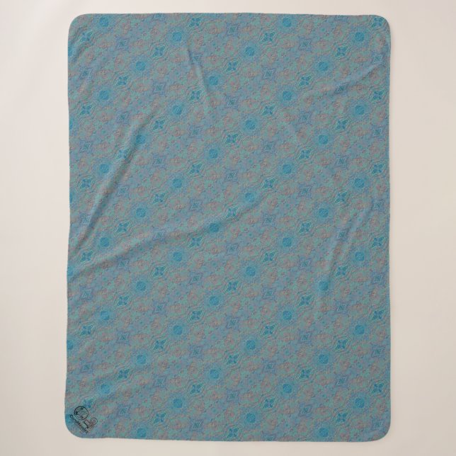 Texture #46 Work Dawn Sherpa Blanket (Front)