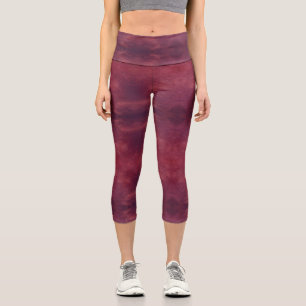 Texture #4 from the work Fantasy and Reality Capri Leggings
