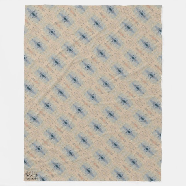 Texture #4 from the work Seeing Through the Eyes Fleece Blanket (Front)