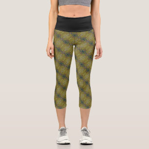 Texture #5 from the work Pineapple. SERIES Capri Leggings