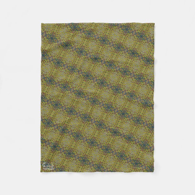 Texture #5 from the work Pineapple. SERIES Fleece Blanket (Front)