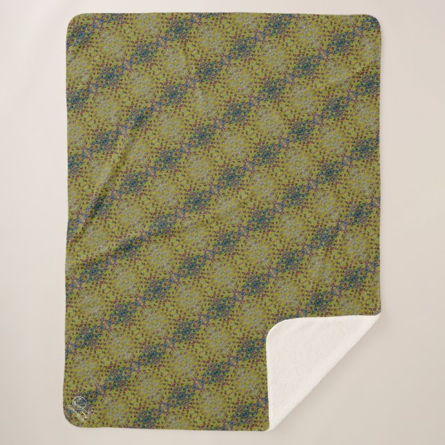 Texture #5 from the work Pineapple. SERIES Sherpa Blanket (Front)