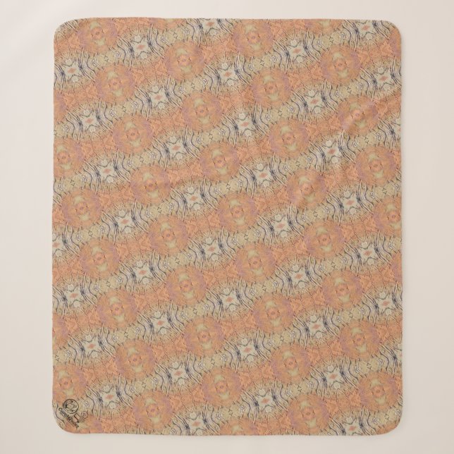 Texture #5 from the work Seeing Through the Eyes Sherpa Blanket (Front)