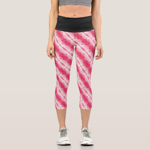 Texture #5 from the work The Heart of the... Capri Leggings