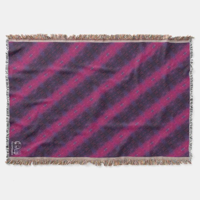 Texture #5 from the work The sunset Throw Blanket (Front)