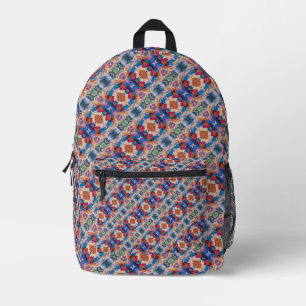 Texture #5 of the work Pineapple Printed Backpack