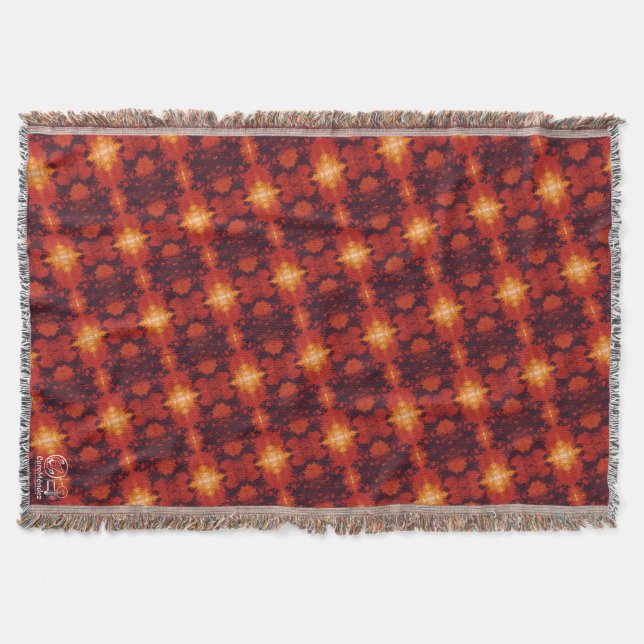 Texture #60 from the work Nuit Throw Blanket (Front)