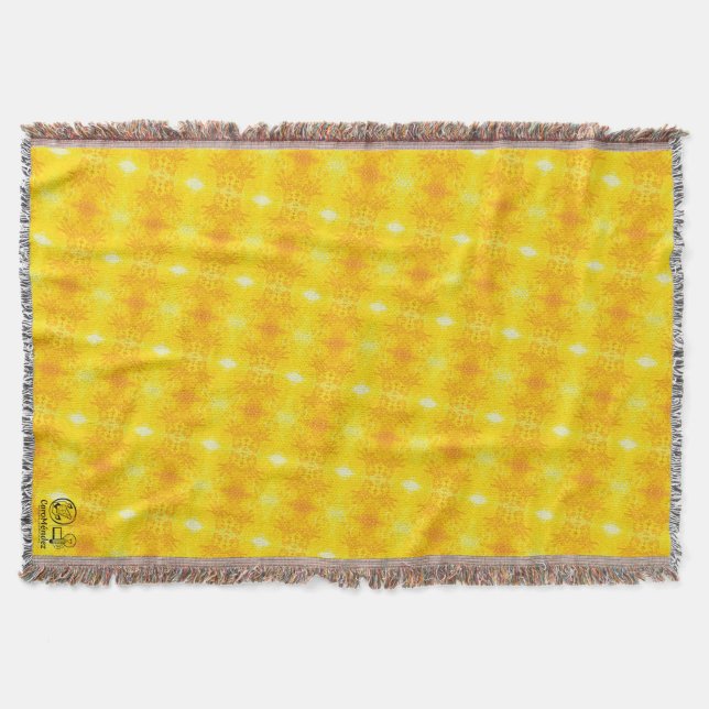 Texture #65 from the work Nuit Throw Blanket (Front)