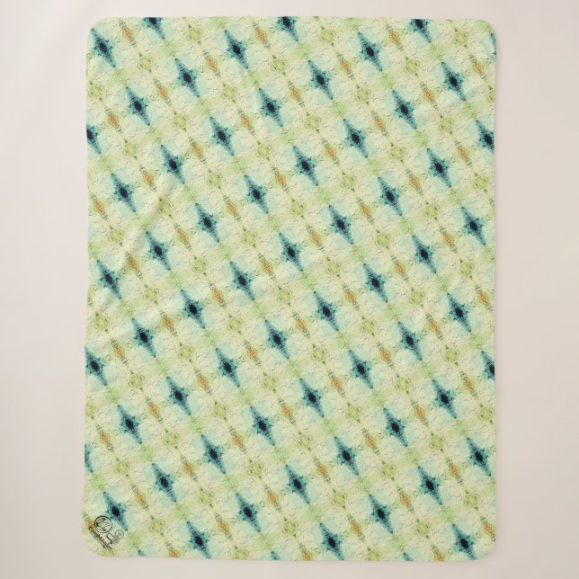 Texture #6.0 the work Seeing through the eyes Sherpa Blanket (Front)