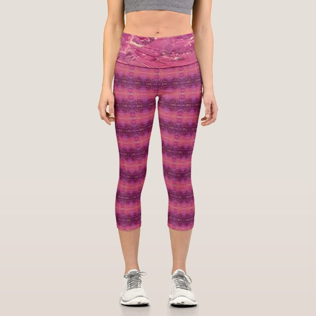 Texture #7 from the work The Sunset Capri Leggings (Front)