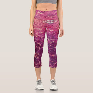 Texture #7 from the work The sunset Capri Leggings