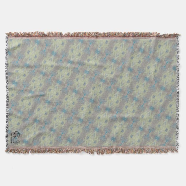 Texture #7 from work The Rock Throw Blanket (Front)