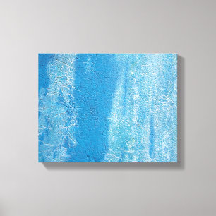 Texture Abstract Blues Canvas Print