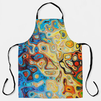 Texture abstract structure colourful apron