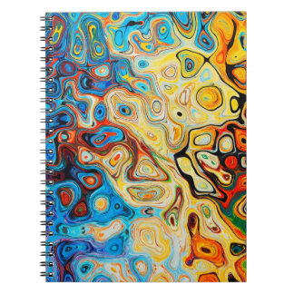 Texture abstract structure colourful notebook