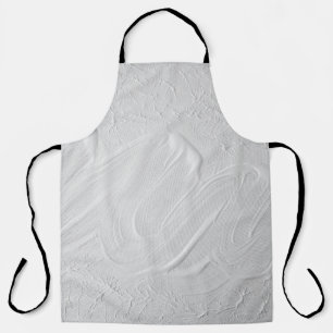 Texture acrylic painting white apron