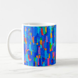 Texture, background and Colourful Image of an orig Coffee Mug