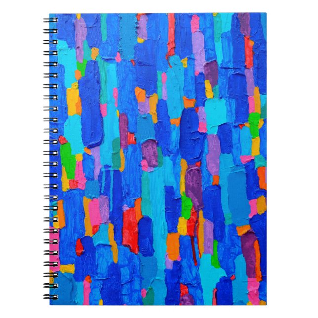 Texture, background and Colourful Image of an orig Notebook (Front)