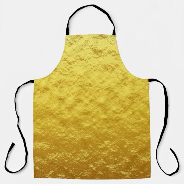 Texture background gold template apron (Front)