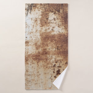 Texture background metal sheet bath towel