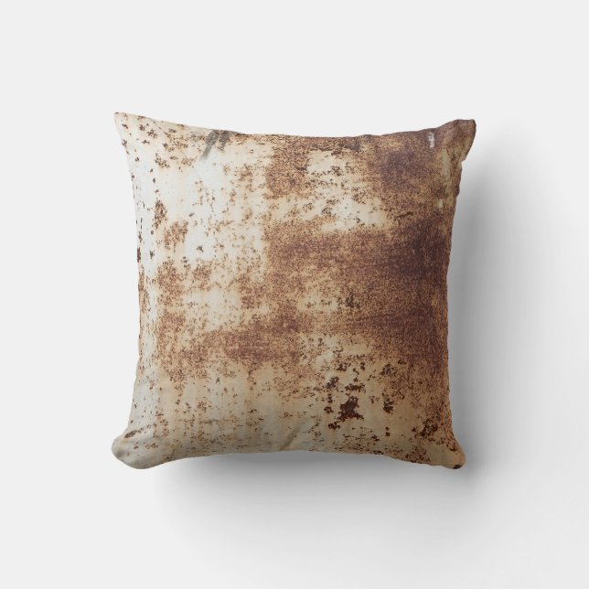 Texture background metal sheet cushion (Front)