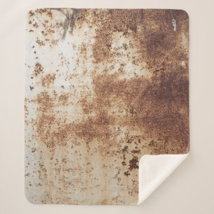 Texture background metal sheet sherpa blanket