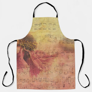 Texture background paper blossom apron