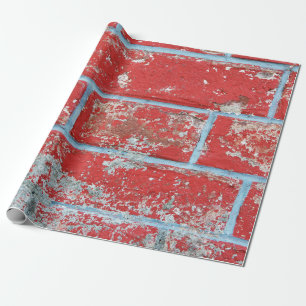 Texture background surface wallpaper red blue bric wrapping paper