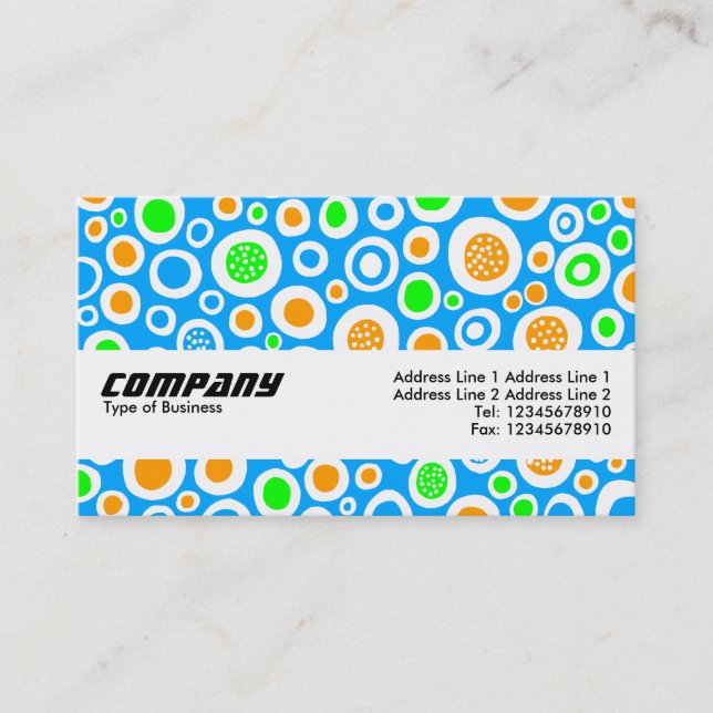 Texture Band - Abstract 030413 Business Card (Front)