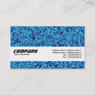 Texture Band - Blue Impressionism Business Card