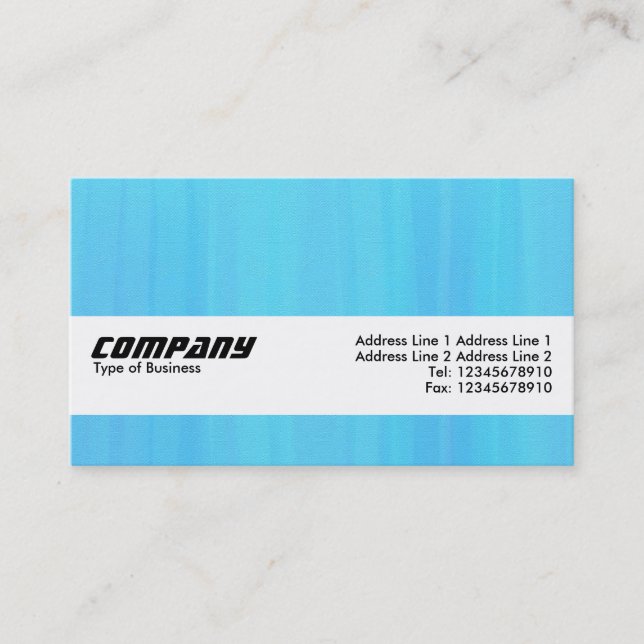 Texture Band - Blue Painted Texture Business Card (Front)