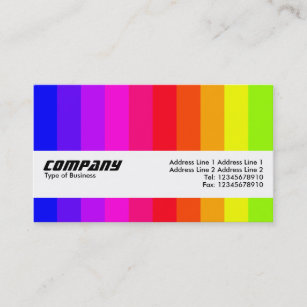 Texture Band - Colour Bars 01 Business Card