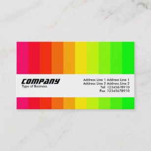 Texture Band - Colour Bars 02 Business Card