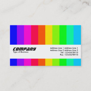 Texture Band - Colour Bars 03 Business Card