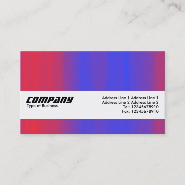 Texture Band - Colour Flow Business Card (Front)