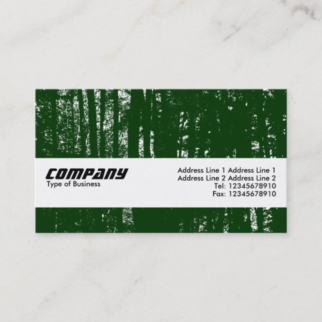 Texture Band - Dark Woods HC - Dk Forest Green Business Card (Front)