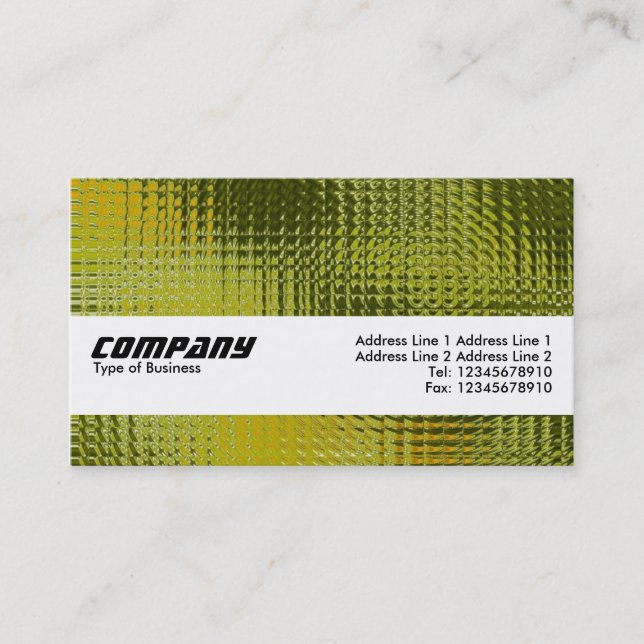 Texture Band - Green Window Business Card (Front)